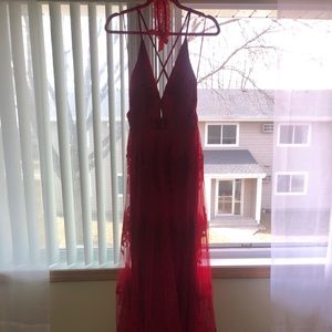 Red prom dress